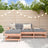 4 Piece Garden Lounge Set Solid Wood Pine