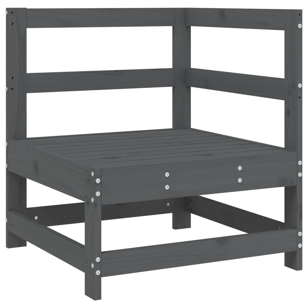 4 Piece Garden Lounge Set Solid Wood Pine