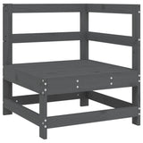 4 Piece Garden Lounge Set Solid Wood Pine