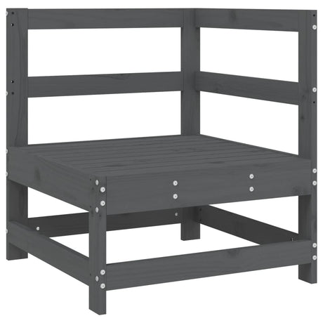 4 Piece Garden Lounge Set Solid Wood Pine