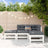 4 Piece Garden Lounge Set Impregnated Wood Pine