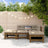 4 Piece Garden Lounge Set Impregnated Wood Pine