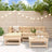 5 Piece Garden Lounge Set Solid Wood Douglas