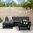5 Piece Garden Lounge Set Solid Wood Douglas