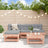 5 Piece Garden Lounge Set Solid Wood Douglas