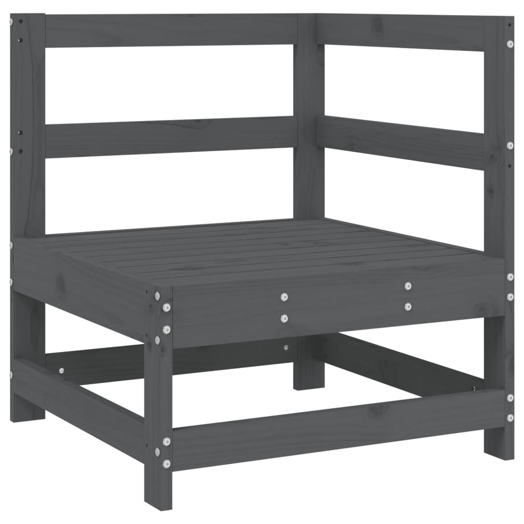 5 Piece Garden Lounge Set Solid Wood Pine