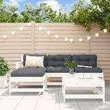 5 Piece Garden Lounge Set Solid Wood Pine