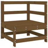 6 Piece Garden Lounge Set Solid Wood Pine