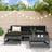 5 Piece Garden Lounge Set Solid Wood Pine