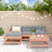 5 Piece Garden Lounge Set Solid Wood Pine