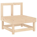 10 Piece Garden Lounge Set Solid Wood Pine