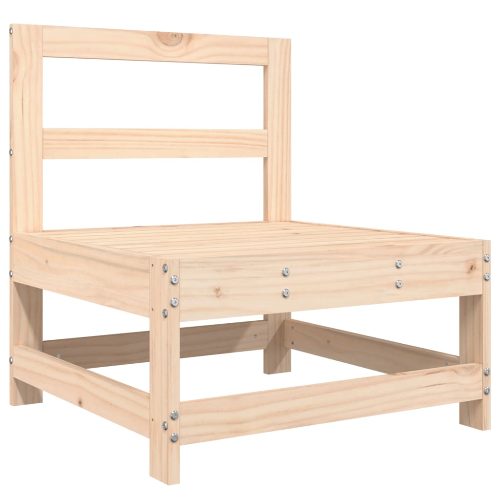 10 Piece Garden Lounge Set Solid Wood Pine