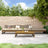 4 Piece Garden Lounge Set White Solid Wood Pine