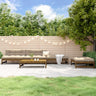 5 Piece Garden Lounge Set Solid Wood Pine
