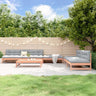 6 Piece Garden Lounge Set Solid Wood Pine