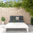 2 Piece Garden Lounge Set Solid Wood Pine