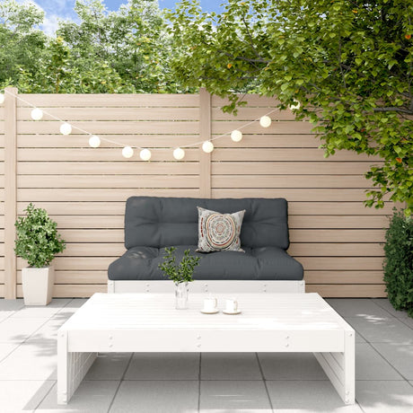 2 Piece Garden Lounge Set Solid Wood Pine