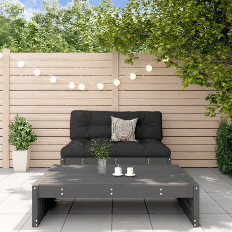 2 Piece Garden Lounge Set Solid Wood Pine