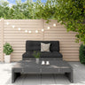2 Piece Garden Lounge Set Solid Wood Pine