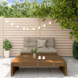 2 Piece Garden Lounge Set Solid Wood Pine