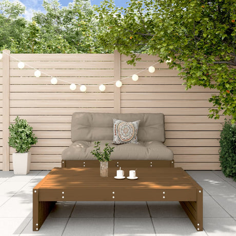 2 Piece Garden Lounge Set Solid Wood Pine