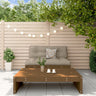2 Piece Garden Lounge Set Solid Wood Pine