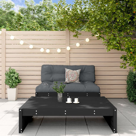 2 Piece Garden Lounge Set Solid Wood Pine