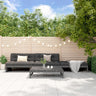 4 Piece Garden Lounge Set Solid Wood Pine