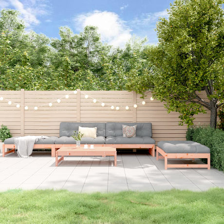 5 Piece Garden Lounge Set Solid Wood Pine