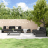 6 Piece Garden Lounge Set Solid Wood Pine