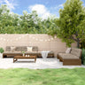 6 Piece Garden Lounge Set Solid Wood Pine