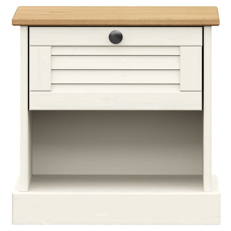 Bedside Cabinet Vigo 42X35X42 Cm Solid Wood Pine