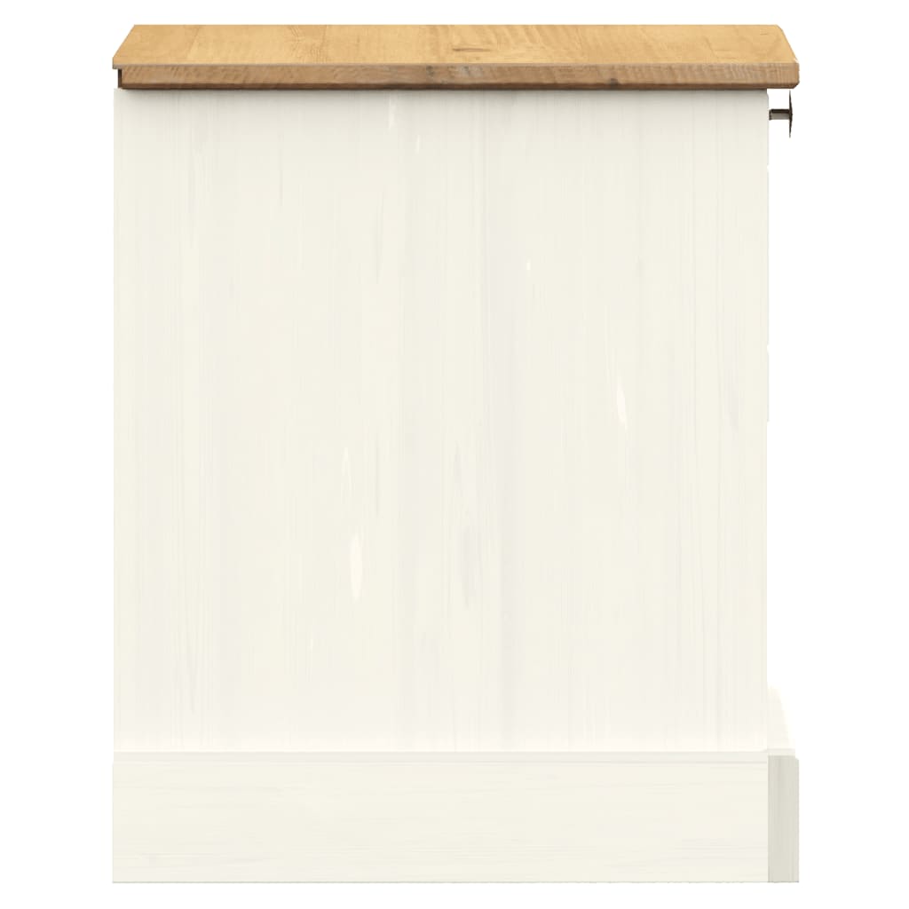 Bedside Cabinet Vigo 42X35X42 Cm Solid Wood Pine