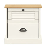 Bedside Cabinet Vigo 42X35X42 Cm Solid Wood Pine