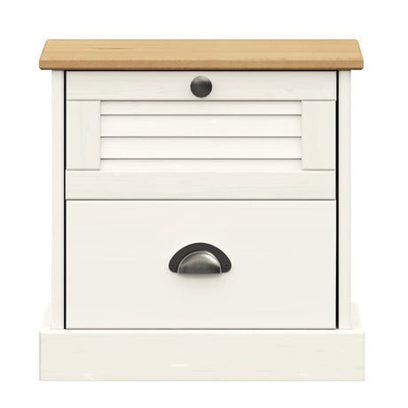 Bedside Cabinet Vigo 42X35X42 Cm Solid Wood Pine