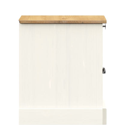 Bedside Cabinet Vigo 42X35X42 Cm Solid Wood Pine