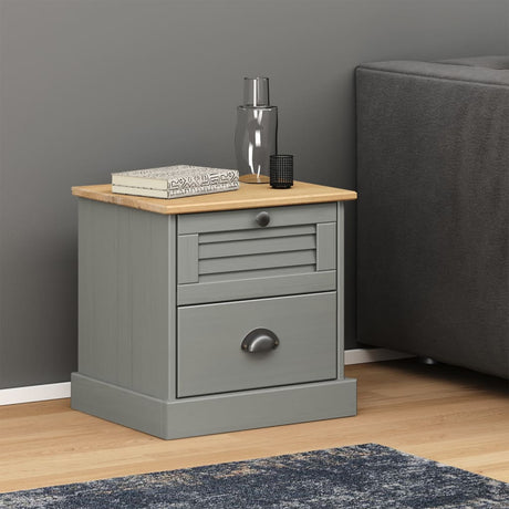Bedside Cabinet Vigo 42X35X42 Cm Solid Wood Pine