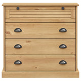 Chest Of Drawers Vigo 80X40X76 Cm Solid Wood Pine