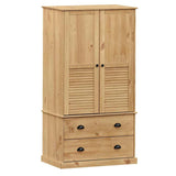 Wardrobe VIGO 90x55x170 cm Solid Wood Pine
