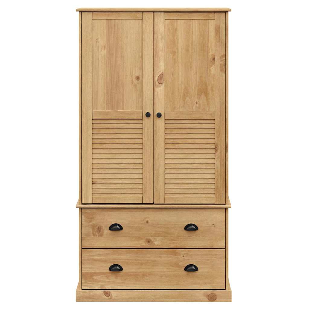 Wardrobe VIGO 90x55x170 cm Solid Wood Pine