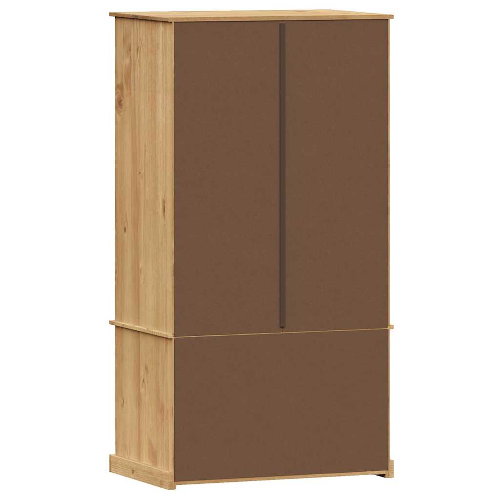 Wardrobe VIGO 90x55x170 cm Solid Wood Pine