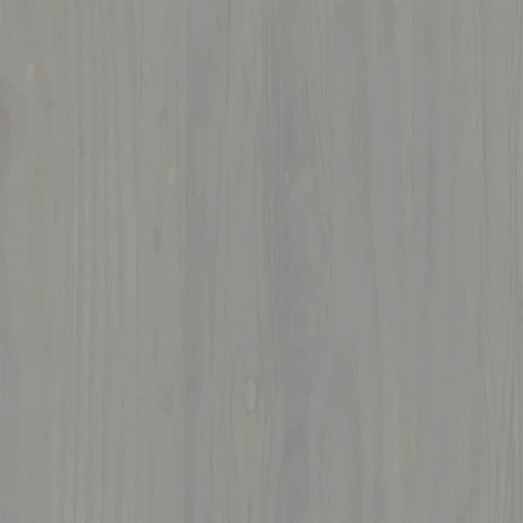 Wardrobe VIGO Grey 90x55x170 cm Solid Wood Pine