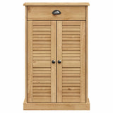Shoe Cabinet Vigo 60X35X96 Cm Solid Wood Pine