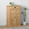 Shoe Cabinet Vigo 60X35X96 Cm Solid Wood Pine