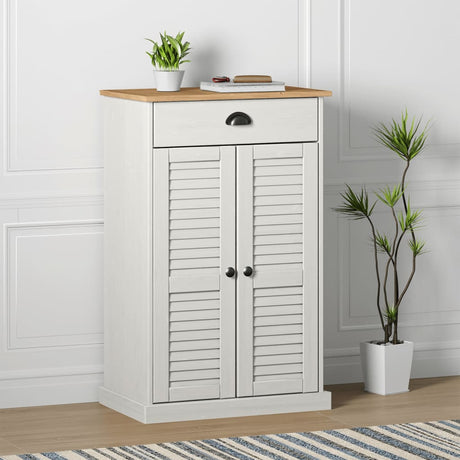 Shoe Cabinet Vigo 60X35X96 Cm Solid Wood Pine