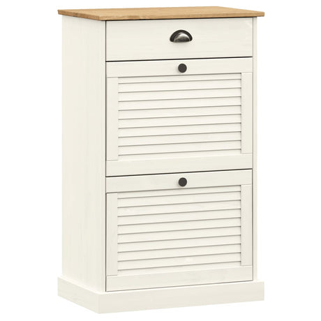Shoe Cabinet Vigo 60X35X96 Cm Solid Wood Pine