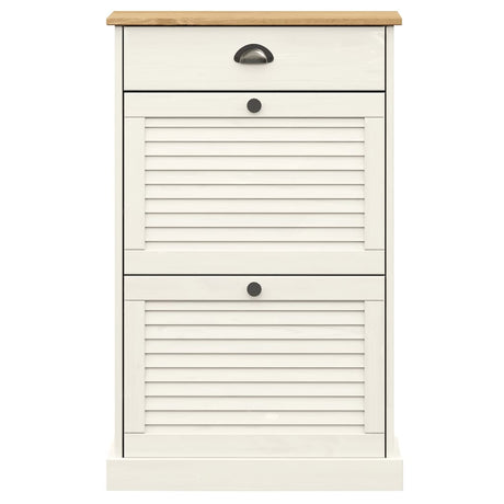 Shoe Cabinet Vigo 60X35X96 Cm Solid Wood Pine