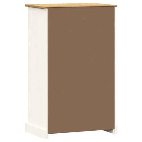 Shoe Cabinet Vigo 60X35X96 Cm Solid Wood Pine