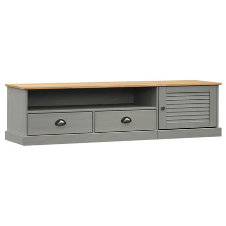 Tv Cabinet Vigo 156X40X40 Cm Solid Wood Pine
