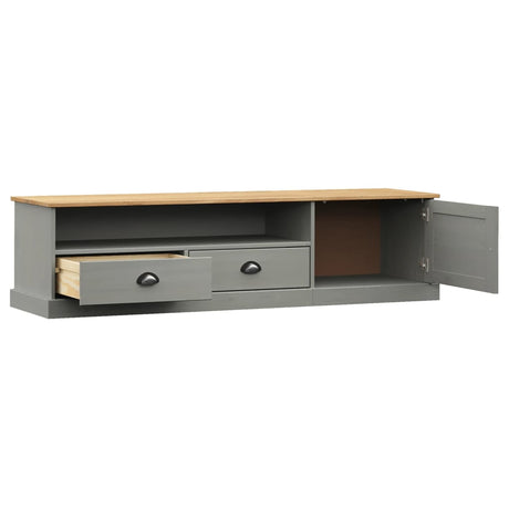 Tv Cabinet Vigo 156X40X40 Cm Solid Wood Pine